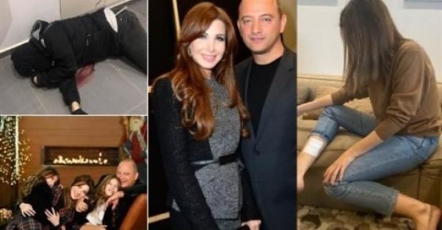 نانسى عجرم وزوجها والقتيل