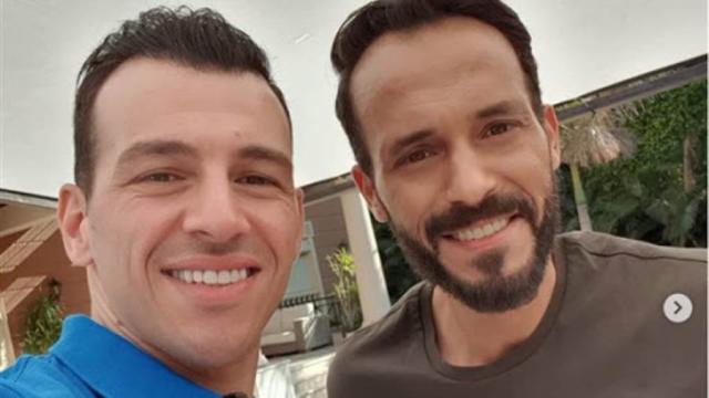 النجم يوسف الشريف مع الإعلامي رامي رضوان