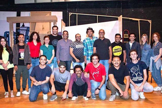 فريق عمل مسرحية «صباحية مباركة»