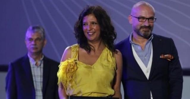 المخرجة كوثر بن هنية فى مهرجان الجونة السينمائي