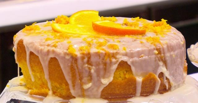 طريقة عمل الكيكة بالبرتقال