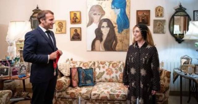 فيروز و الرئيس الفرنسى