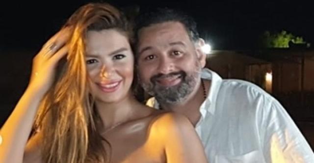 امير شاهين وخطيبته منه جاب الله